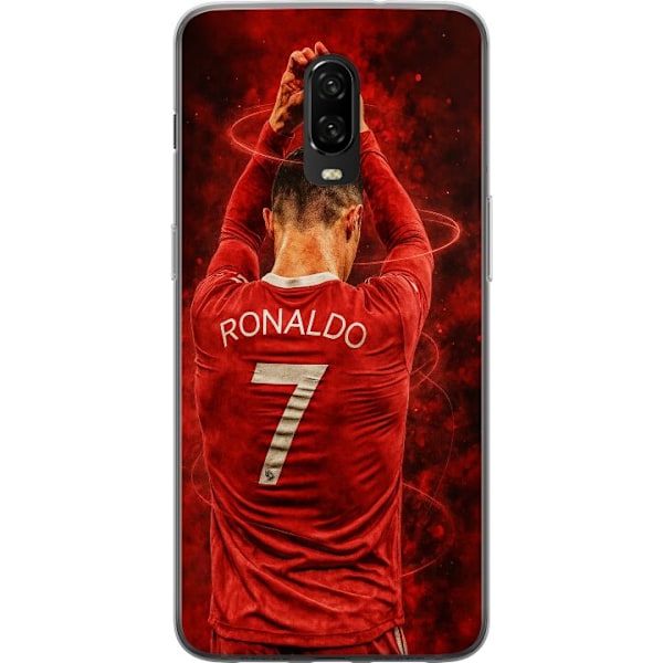 OnePlus 6T Läpinäkyvä kuori Ronaldo