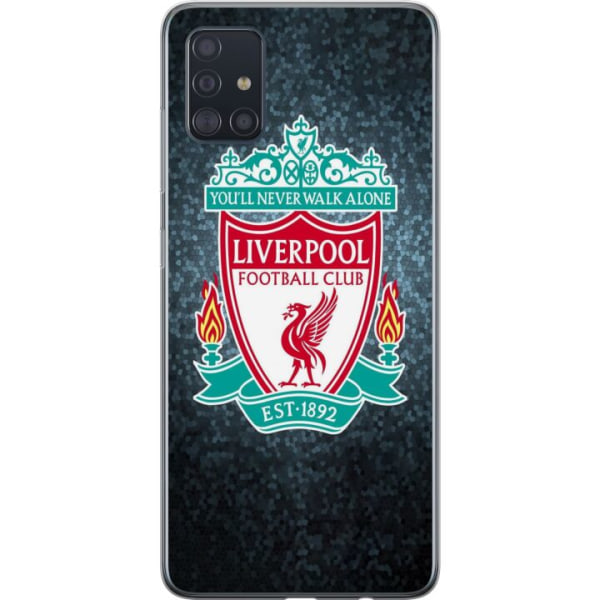 Samsung Galaxy A51 Läpinäkyvä kuori Liverpool Football Club