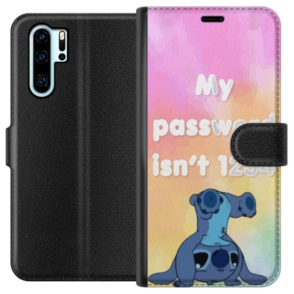 Kompatibelt Lommeboketui til Huawei P30 Pro Stygg