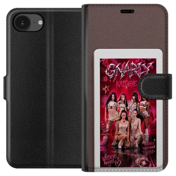 Kompatibel Tegnebogsetui til Apple iPhone 16e KATSEYE pink