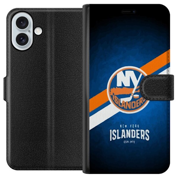 Apple iPhone 16 Plus Lompakkokotelo New York Islanders (NHL)