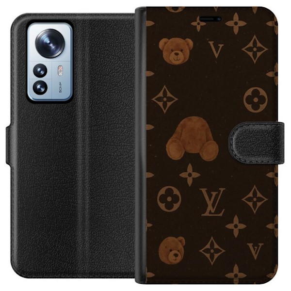 Xiaomi 12 Pro Lompakkokotelo Plush Luxe