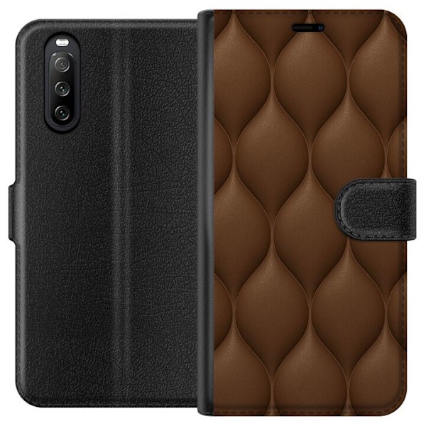 Sony Xperia 10 III Lommeboketui Kakaoskalaer