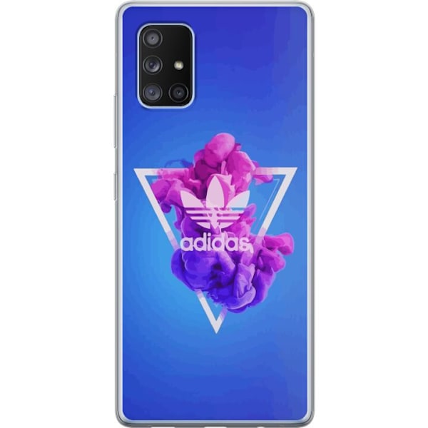 Samsung Galaxy A71 5G Läpinäkyvä kuori Adidas-inspiroitunut