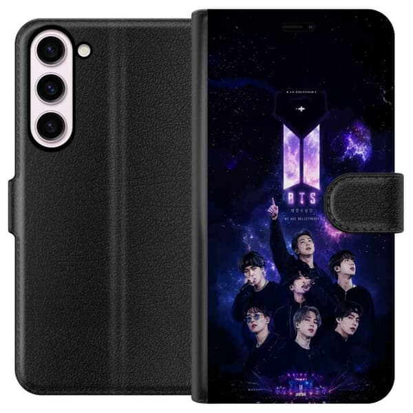 Kompatibel Tegnebogsetui til Samsung Galaxy S23+ BTS lilla