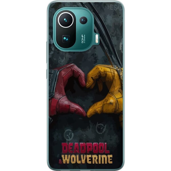 Xiaomi Mi 11 Pro Gennemsigtig cover Wolverine Deadpool