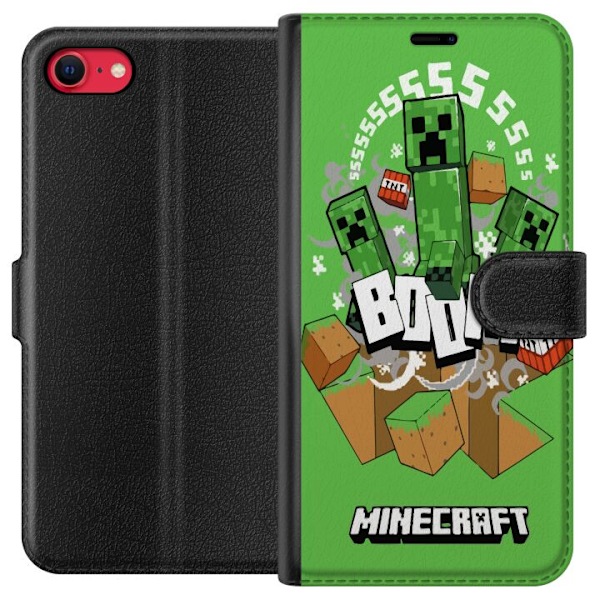 Apple iPhone 16e Tegnebogsetui Minecraft