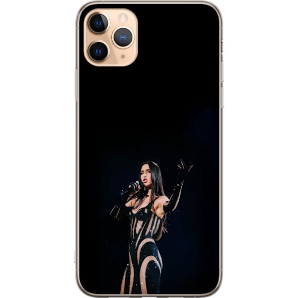 Apple iPhone 11 Pro Max Läpinäkyvä kuori Dua Lipa – Pop Star Aesthetic