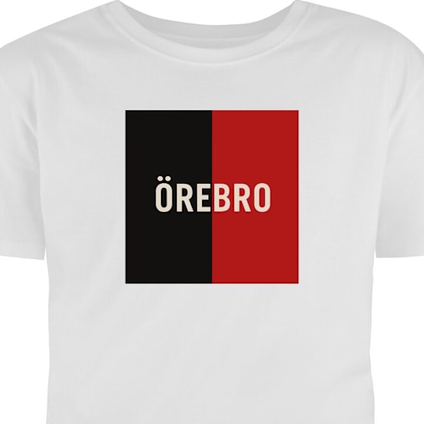 T-shirt til Voksen | Klassisk Voksen T-shirt Örebro - Ishocke hvid M