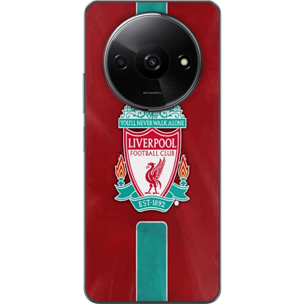 Xiaomi Redmi A3 Genomskinligt Skal Liverpool FC – Klassisk Fotbollsstolthet i Rött