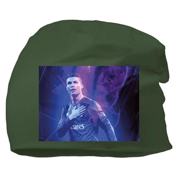 Hue til Voksen | Varm Beanie i Blødt Materiale Ronaldo 7 Mørkegrøn one size