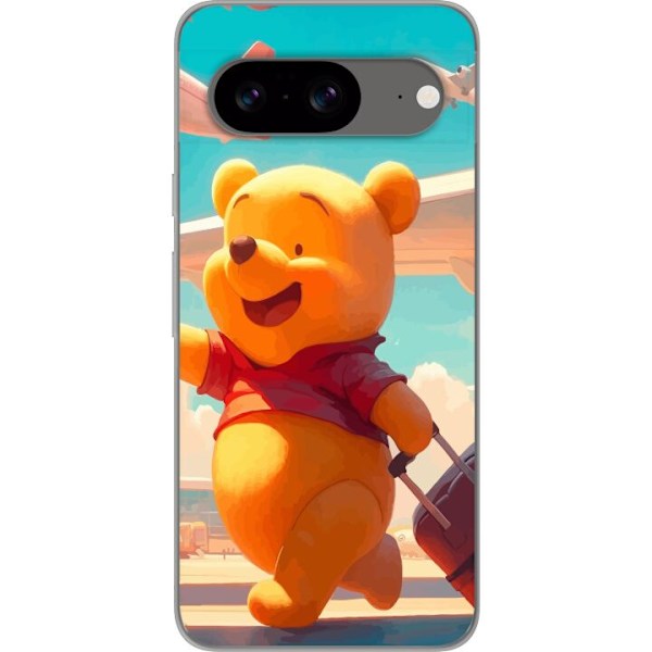 Google Pixel 8 Gennemsigtig cover Nalle Puh Rejser