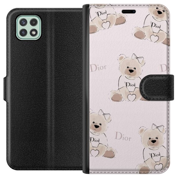 Samsung Galaxy A22 5G Lompakkokotelo Teddy Dior Vibes - ylelli