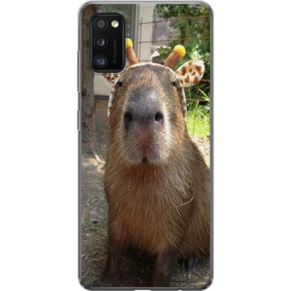 Samsung Galaxy A41 Genomskinligt Skal Capybara