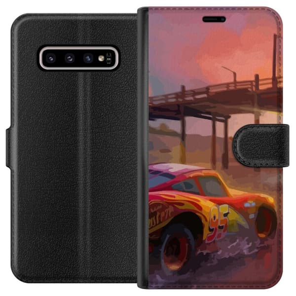 Kompatibelt Lommeboketui til Samsung Galaxy S10+ Lynet McQueen