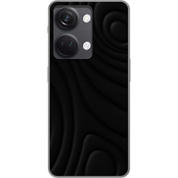 OnePlus Nord 3 Läpinäkyvä kuori Tummat Aallot