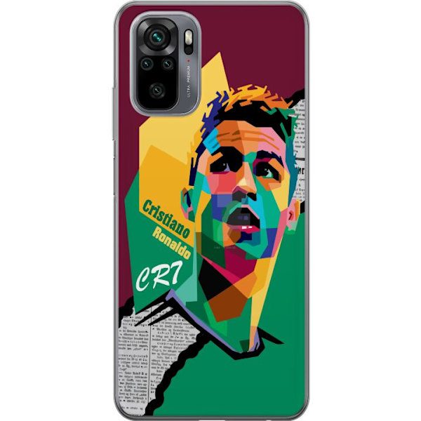 Xiaomi Redmi Note 10S Gennemsigtig cover Ronaldo