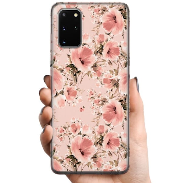 Samsung Galaxy S20+ TPU Mobilcover Blomster