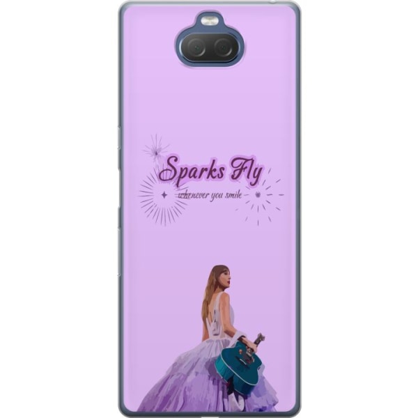 Sony Xperia 10 Gennemsigtig cover Taylor Swift - Sparks Fly