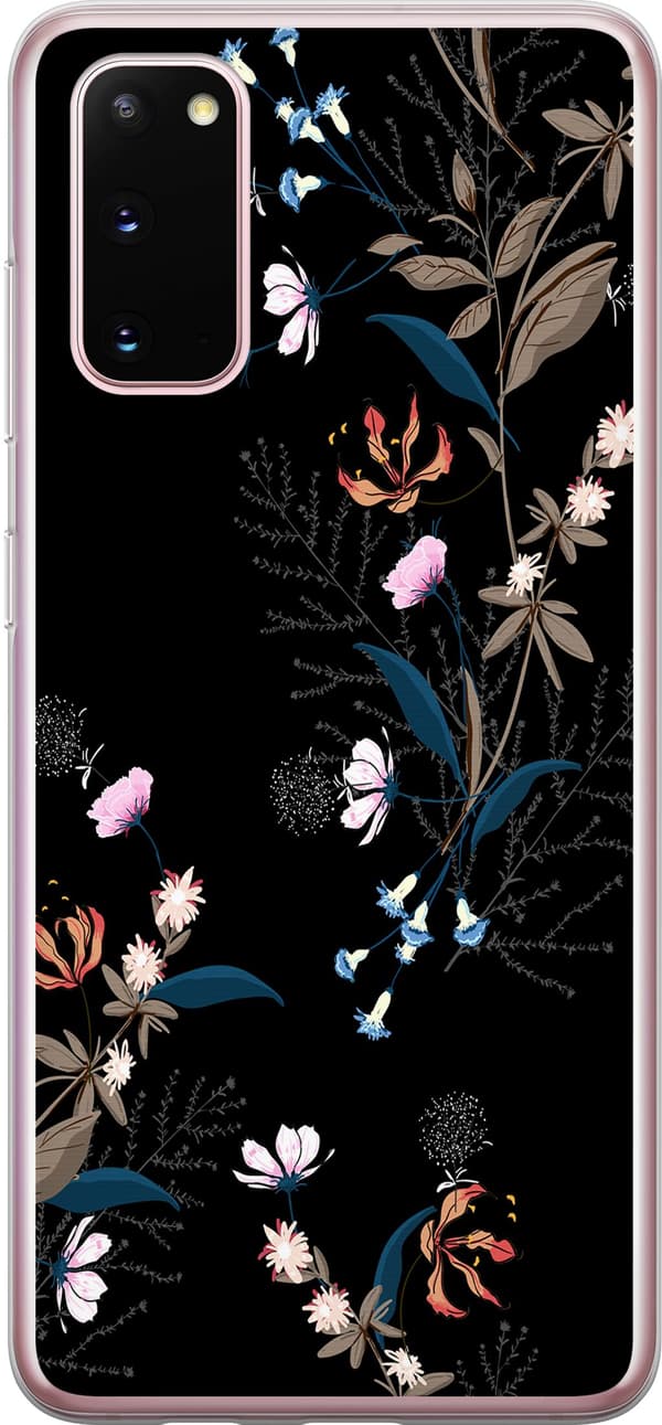 Kompatibelt Mobilskal till Samsung Galaxy S20 Blommor