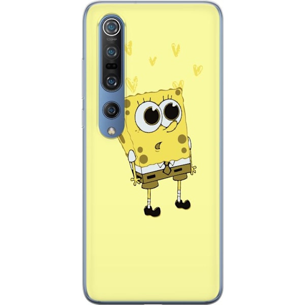 Xiaomi Mi 10 Pro 5G Gennemsigtig cover SvampeBob Firkant