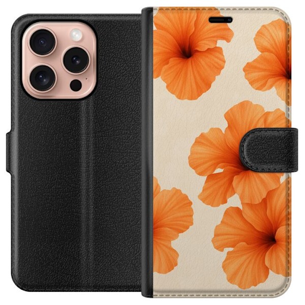 Apple iPhone 16 Pro Tegnebogsetui Papaya Punch