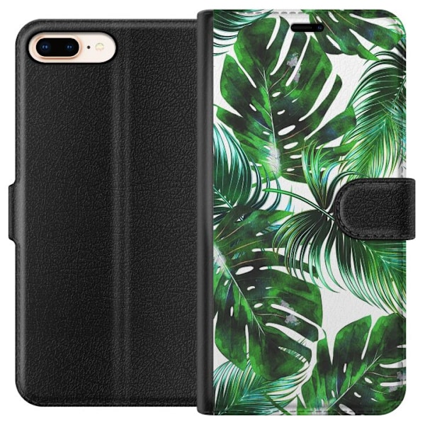 Apple iPhone 8 Plus Lompakkokotelo Lehti