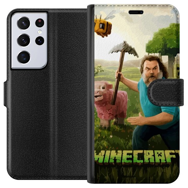 Samsung Galaxy S21 Ultra 5G Lompakkokotelo A Minecraft Movie