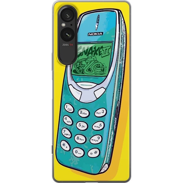 Sony Xperia 10 VI Gennemsigtig cover Nokia 3310, Snake 2, hold