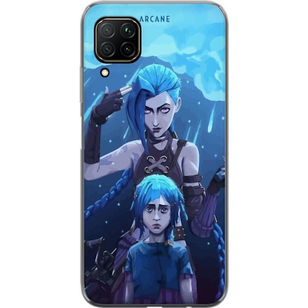 Huawei P40 lite Genomskinligt Skal Arcane, League of Legends