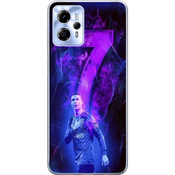 Motorola Moto G13 Genomskinligt Skal Ronaldo 7 – Fotbollsleg