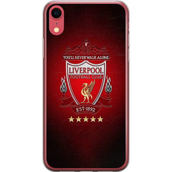 Apple iPhone XR Läpinäkyvä kuori YNWA Liverpool