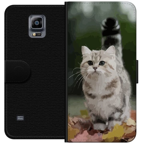 Samsung Galaxy Note 4 Lommeboketui Katt