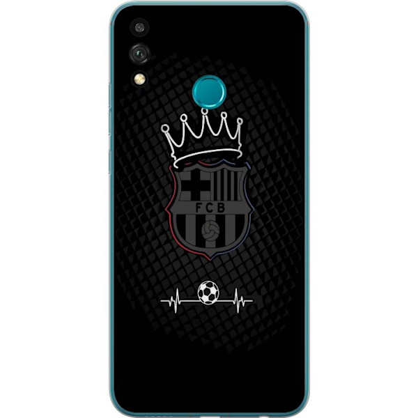 Honor 9X Lite Läpinäkyvä kuori FC Barcelona Emblem Jalkapalloaihe Sininen Punainen Seuramerkki Katalonia La Liga Fanit Suosittu Ikoninen