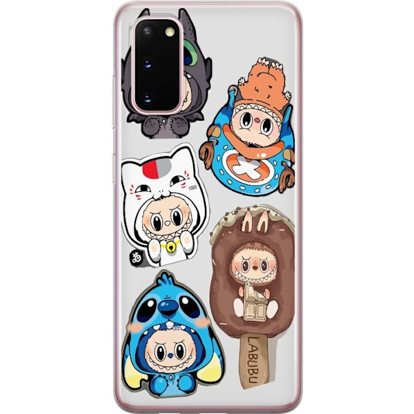 Samsung Galaxy S20 Läpinäkyvä kuori Labubu hahmokokoelma -