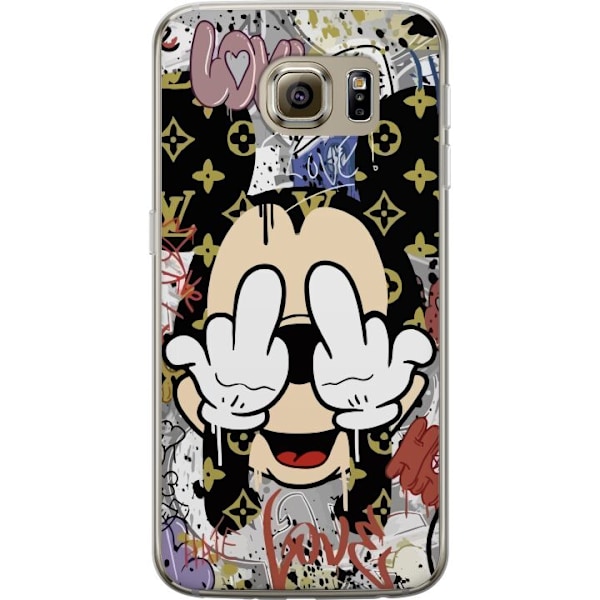 Samsung Galaxy S6 Gennemsigtig cover Mickey Mouse