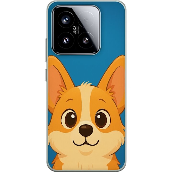 Xiaomi 15 Läpinäkyvä kuori Hello Corgi