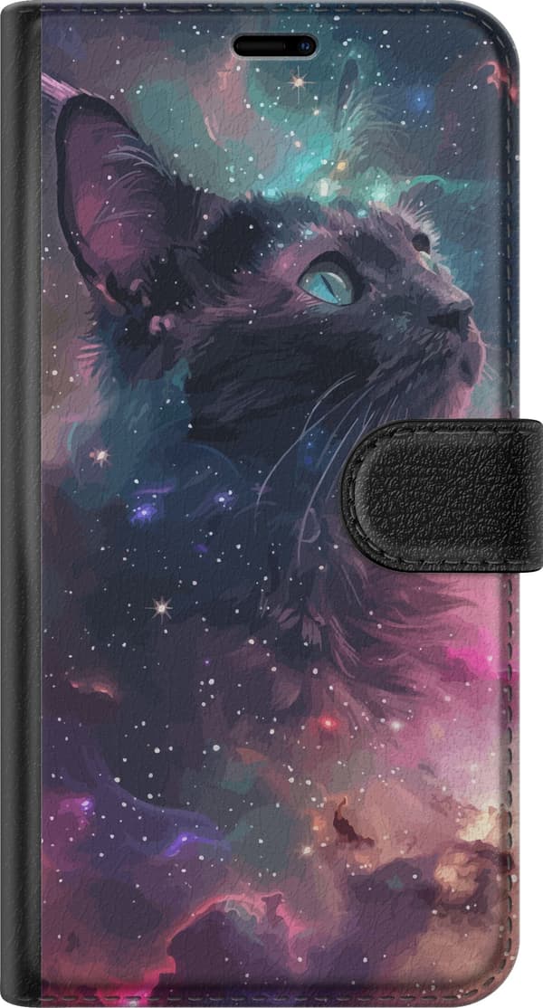 Kompatibelt Plånboksfodral till Apple iPhone 11 Katten i Galaxen