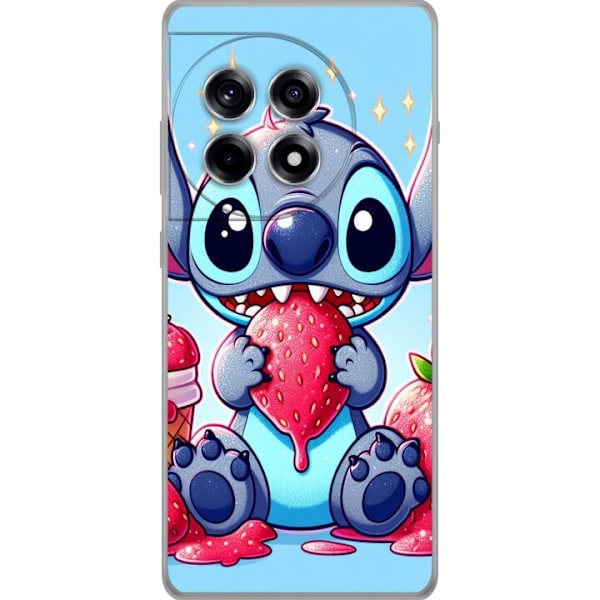 OnePlus 12R Genomskinligt Skal Strawberry Stitch