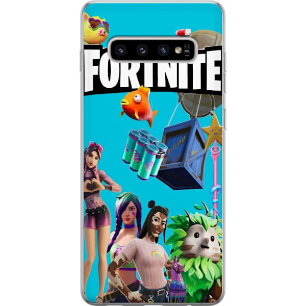 Samsung Galaxy S10+ Gjennomsiktig deksel Fortnite