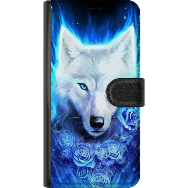 Kompatibelt Lommeboketui til Samsung Galaxy S20+ Ulv