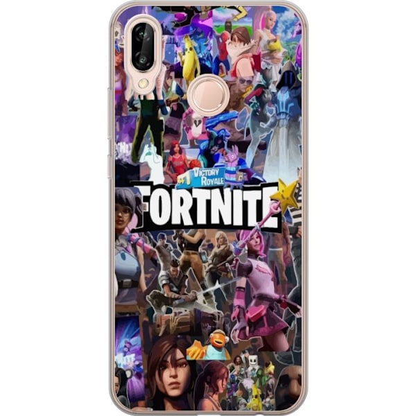 Huawei P20 lite Gennemsigtig cover Fortnite