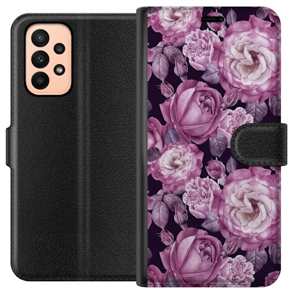 Samsung Galaxy A23 Plånboksfodral Blommor