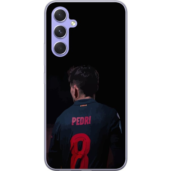 Samsung Galaxy A54 Gennemsigtig cover Pedri FC Barcelona Fodbo