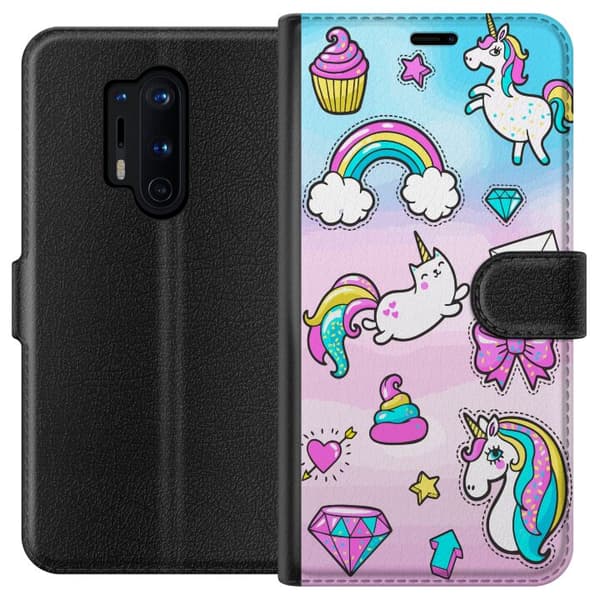 Kompatibelt Plånboksfodral till OnePlus 8 Pro UNICORN