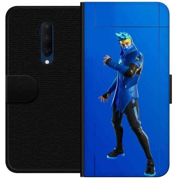 OnePlus 7T Pro Lommeboketui Fortnite - Ninja Blue