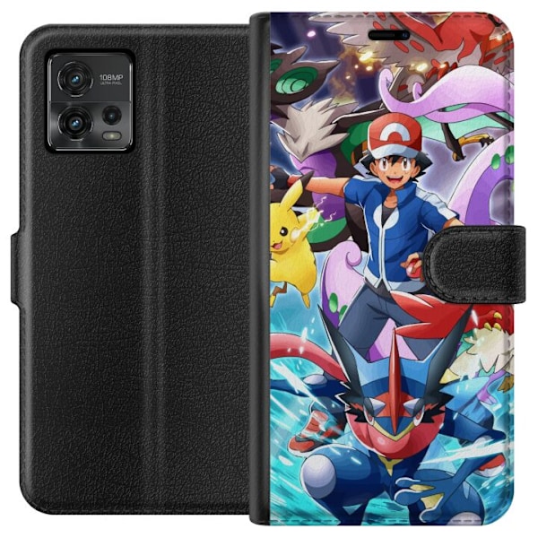 Motorola Moto G72 Tegnebogsetui Pokemon