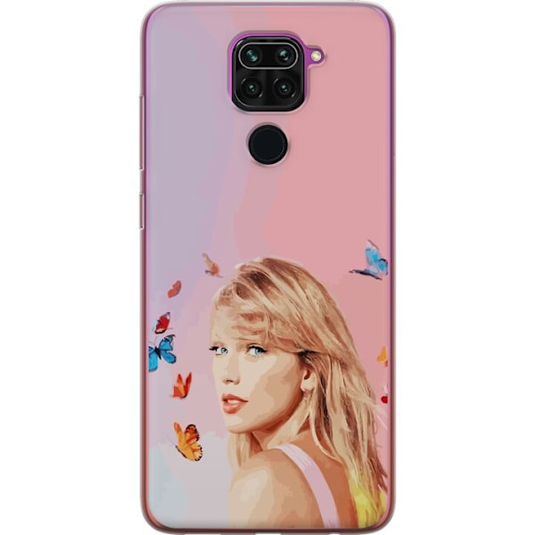 Xiaomi Redmi Note 9 Genomskinligt Skal Taylor Swift Fjärillar