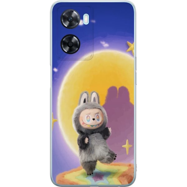 OnePlus Nord N20 SE Läpinäkyvä kuori Labubu Neon Pop - Neonväri pop-taiteen hirviö