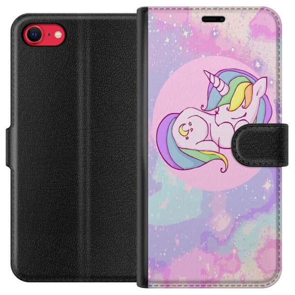 Kompatibel Tegnebogsetui til Apple iPhone SE (2020) Unicorn